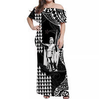 Custom King Kamehameha Matching Hawaiian Outfits For Couples with Polynesian Tribal Black LT13 - Polynesian Pride