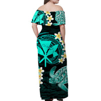Hawaii Couple Outfits Hawaii Kanaka Turtle Matching Dress and Hawaiian Shirt Style No.4 LT6 - Polynesian Pride