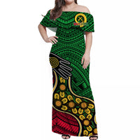 Custom Matching Hawaiian Shirt and Dress Vanuatu Mix Aboriginal LT6 - Polynesian Pride