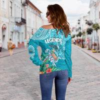 (Custom Personalised) Polynesian Birthday Off Shoulder Sweater Legends Are Born In January LT7 - Polynesian Pride