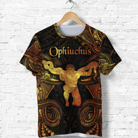 Ophiuchus Zodiac Polynesian T Shirt Unique Style Gold LT8 - Polynesian Pride