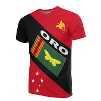 Papua New Guinea T Shirt PNG Flag Oro Province Flag Unisex Red - Polynesian Pride