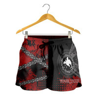 Papua New Guinea Polynesian Personalised Women's Shorts - Polynesian Chain Style - Polynesian Pride