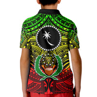 Micronesia Culture Day Polo Shirt Chuuk and Pohnpei Reggae Style LT6 LT6 - Polynesian Pride