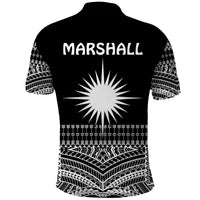 Marshall Islands Polo Shirt Best Tattoo Version Black LT13 - Polynesian Pride