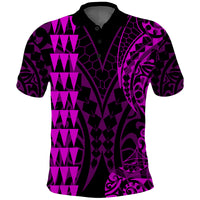 Kakau Polynesian Tribal Polo Shirt LT13 Purple - Polynesian Pride