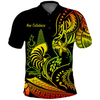 New Caledonia Polo Shirt Emblem Nautilus Shell Version Reggae LT13 Unisex Reggae - Polynesian Pride