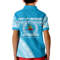 Lavengamalie College Tonga Polo Shirt KID Happy 42nd Anniversary LT13 - Polynesian Pride