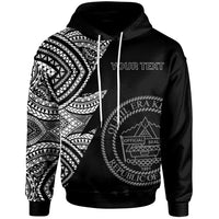 Palau Custom Personalized Hoodie Flash Style White Unisex White - Polynesian Pride