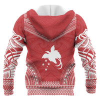 Papua New Guinea Polynesian Chief Custom Zip up Hoodie Flag Version Unisex Blue - Polynesian Pride