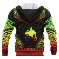 Papua New Guinea Polynesian Chief Custom Hoodie Reggae Version Unisex Reggae - Polynesian Pride