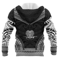 Papua New Guinea Polynesian Chief Custom Hoodie Black Version Unisex Black - Polynesian Pride