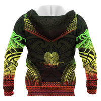 Papua New Guinea Polynesian Chief Custom Hoodie Reggae Version Unisex Reggae - Polynesian Pride