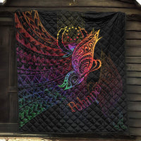 Pohnpei Premium Quilt - Butterfly Polynesian Style - Polynesian Pride