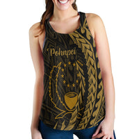 Pohnpei Women's Racerback Tank - Wings Style - Polynesian Pride