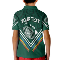 Personalised Hawaii Rainbow Warriors Polo Shirt KID Simple Style LT7 - Polynesian Pride