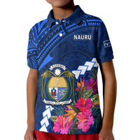 Nauru Coat of Arms Polo Shirt Polynesian Tropical LT9 - Polynesian Pride