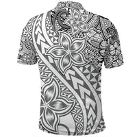 Traditional Polynesian Tribal Tattoo Retro Polo Shirt Grey LT9 - Polynesian Pride