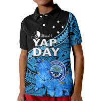 Custom Yap State Day Polo Shirt Yap Flag and FSM Seal LT9 - Polynesian Pride
