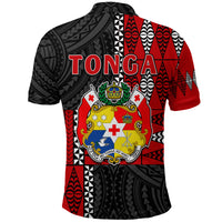 Tonga Polo Shirt Tongan Pattern Mix Polynesian LT13 - Polynesian Pride