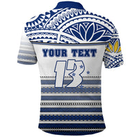 Custom Tokelau Rugby Polo Shirt Special Custom Text and Number - Polynesian Pride