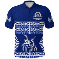 Custom Hofangahau College Polo Shirt Eua Tonga Pattern LT13 - Polynesian Pride