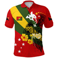 Eastern Highlands Province Polo Shirt Peaceful PNG LT13 Unisex Red - Polynesian Pride