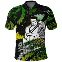 Custom Samoan Warrior Pride Samoa Polynesia Polo Shirt LT2 - Polynesian Pride