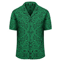 Polynesian Culture Green Hawaiian Shirt - Polynesian Pride