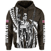 Polynesian King Culture Gold Hoodie Mega Style - Polynesian Pride