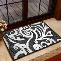 Polynesian Maori Ethnic Ornament Gray Hawaii Door Mat - Polynesian Pride