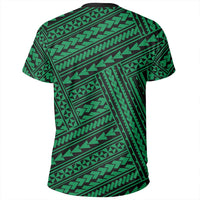 Polynesian Nation Green T Shirt - Polynesian Pride