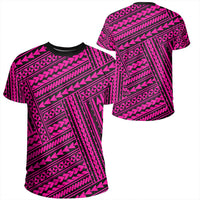 Polynesian Nation Pink T Shirt Unisex Polyester - Polynesian Pride