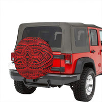 Polynesian Seamless Red Hawaii Spare Tire Cover - Polynesian Pride