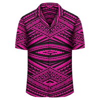 Polynesian Tatau Pink Hawaiian Shirt - Polynesian Pride