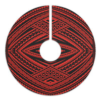 Polynesian Tatau Red Tree Skirt - Polynesian Pride