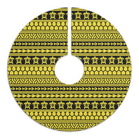 Polynesian Tattoo Tribal Yellow Tree Skirt - Polynesian Pride