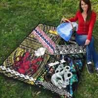 New Zealand And Niue Premium Quilt Together - Paua Shell LT8 - Polynesian Pride