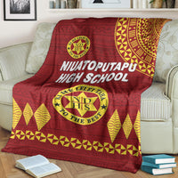 Tonga Niuatoputapu High School Premium Blanket Simple Style LT8 - Polynesian Pride
