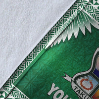 (Custom Personalised) Tonga Takuilau College Premium Blanket Simplified Version LT8 - Polynesian Pride
