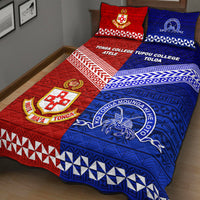 Kolisi Tonga College Atele And Tupou College Toloa Quilt Bed Set Together - Original LT8 - Polynesian Pride