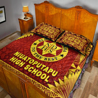 Tonga Niuatoputapu High School Quilt Bed Set Simplified Version LT8 - Polynesian Pride