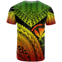 Hawaii Polynesian T Shirt Reggae Polynesian Necklace and Lauhala - Polynesian Pride