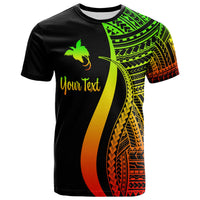 Papua New Guinea Custom T Shirt Reggae Micronesian Tentacle Tribal Pattern Unisex Reggae - Polynesian Pride