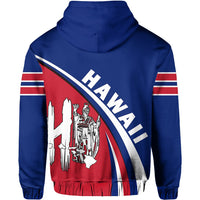 Hawaii National Flag Zip up Hoodie up Style - Polynesian Pride