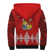 (Custom Personalised) Kingdom of Tonga Sherpa Hoodie 2021 Tonga National Day LT13 - Polynesian Pride