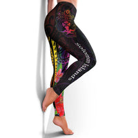 Solomon Islands Leggings - Tropical Hippie Style - Polynesian Pride