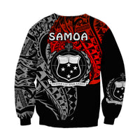 Siva Samoa Sweatshirt Samoan Dance Mix Red Polynesian LT13 - Polynesian Pride