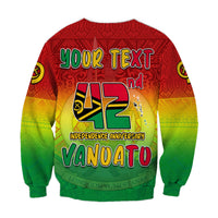 (Custom Personalised) Vanuatu Independence Day Sweatshirt 42nd Anniversary Yumi Yumi Yumi LT13 - Polynesian Pride