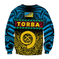 Torba Province Sweatshirt Vanuatu Pig Tusk Polynesian Flag Style LT14 - Polynesian Pride